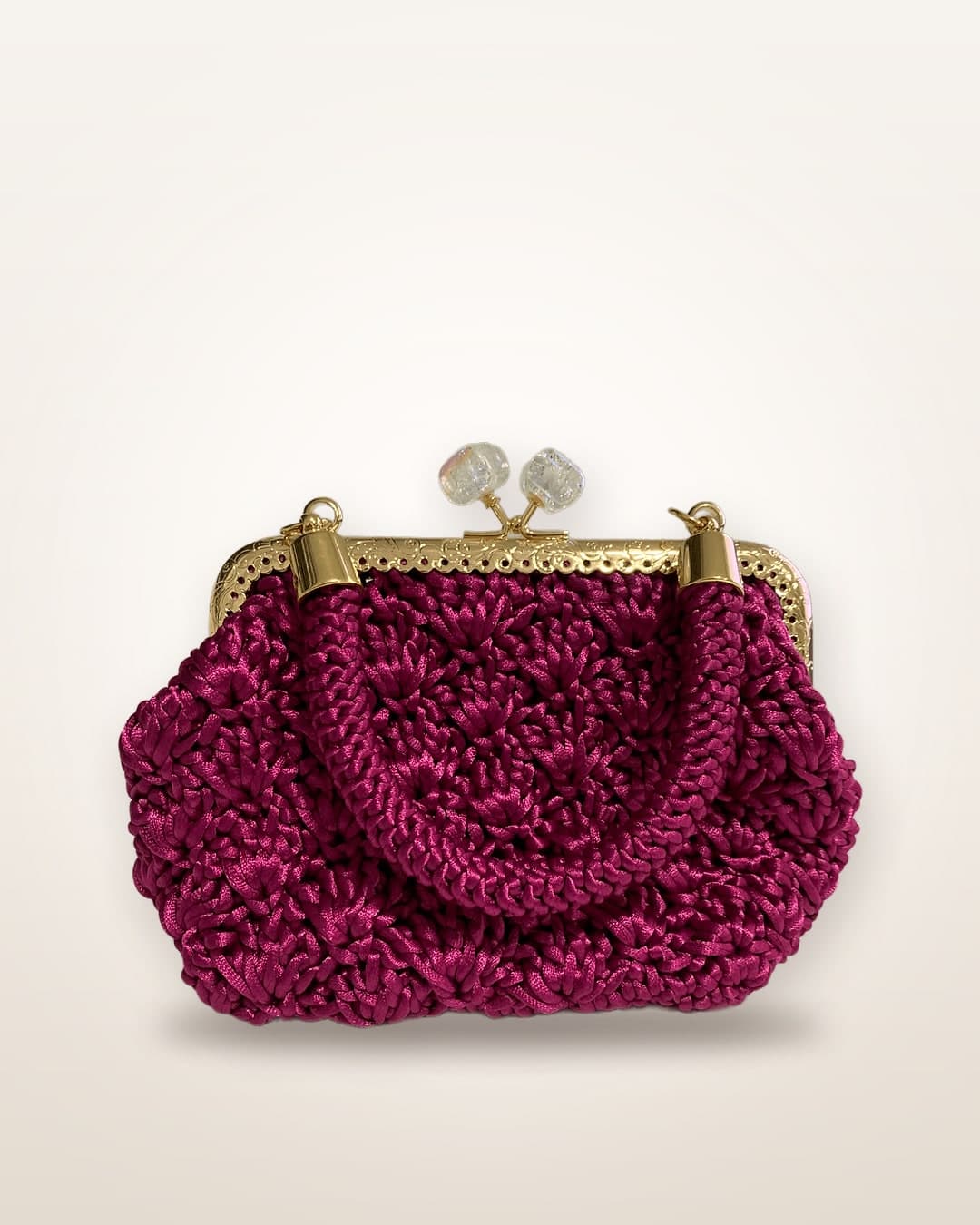 Bolsa Fecho Beijo Magenta